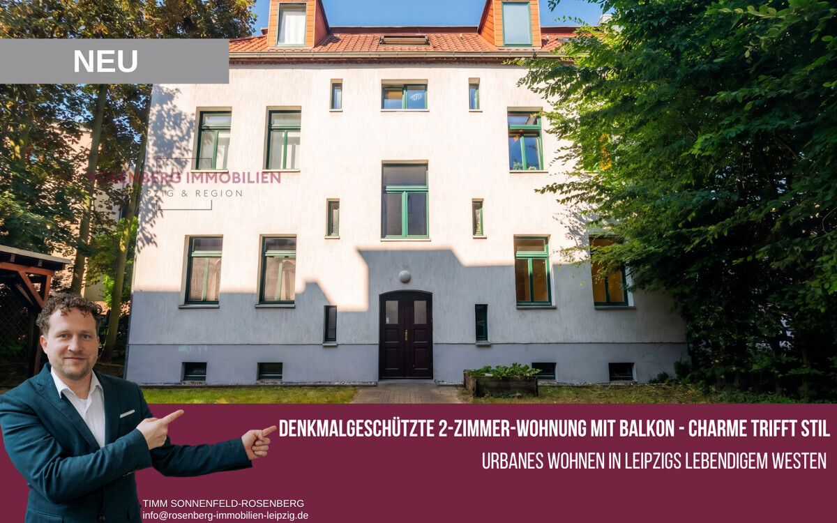 Denkmalgeschützte 2-Raumwohnung – Zuschlag über Startpreis – Altlindenau
