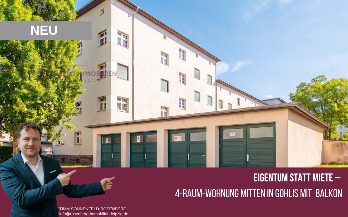Denkmalgeschützte 4-Zimmer-Wohnung – Zuschlag über Startpreis – Gohlis-Mitte