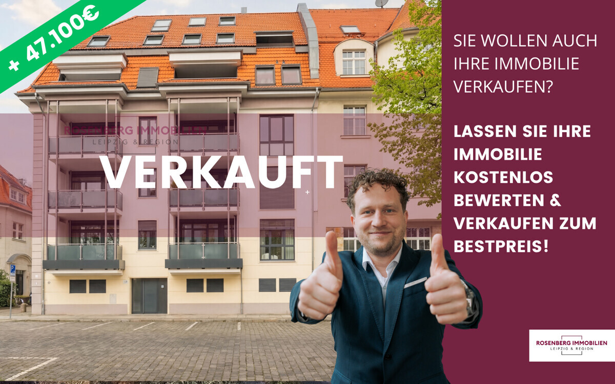 Stadtvilla-Etagenwohnung – verkauft über Angebotspreis – Zentrum-Nord